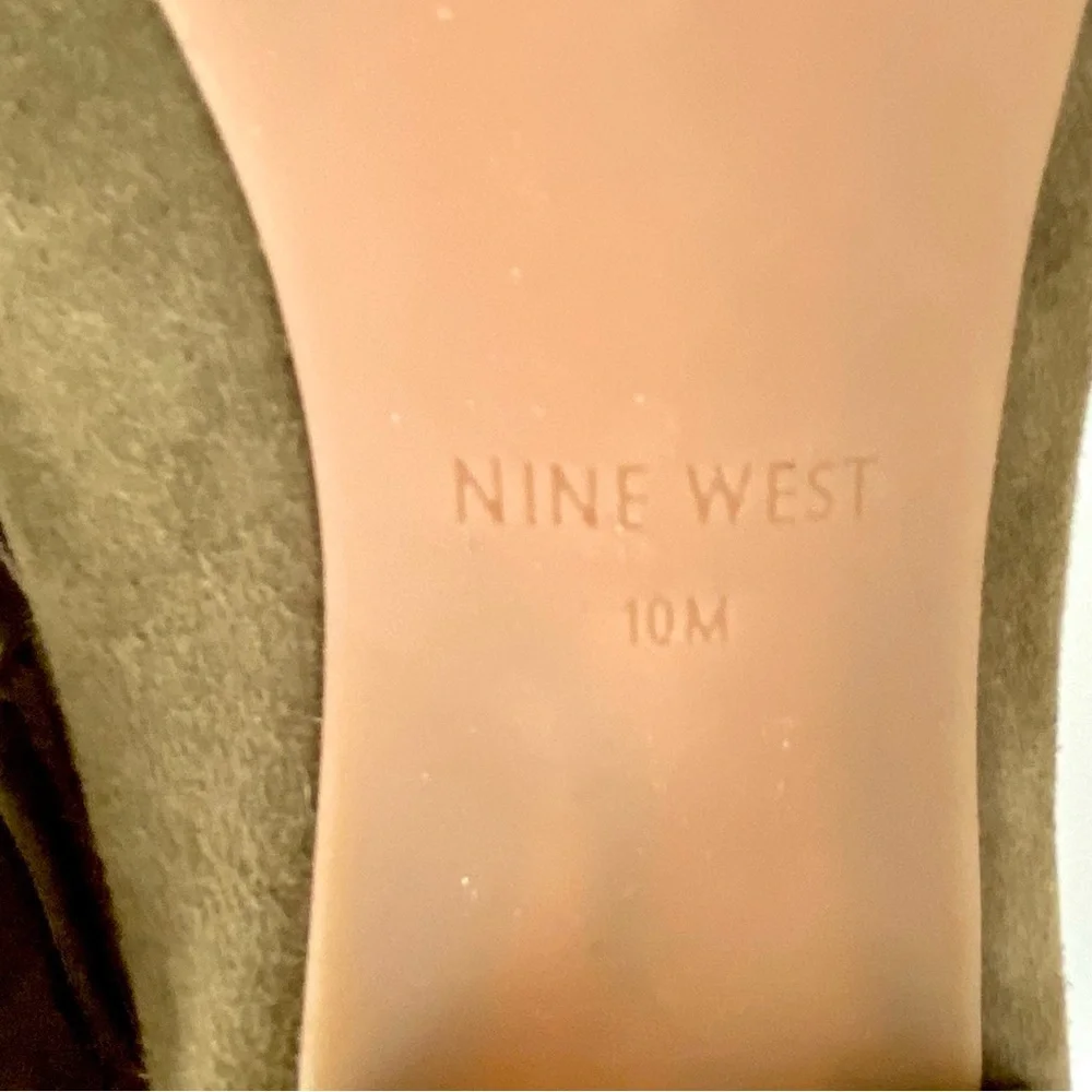 Nine West Olive Suede Moccasins - Picture 10 of 12